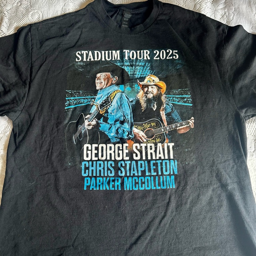 Black Graphic Concert T-Shirt